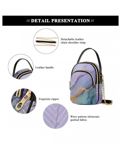 Marble Print Small Crossbody Purses for Women Crossbody Bags Fanny Packs Handbags Wallet Cell Phone Shoulder Purse for Women ...