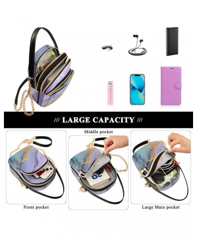 Marble Print Small Crossbody Purses for Women Crossbody Bags Fanny Packs Handbags Wallet Cell Phone Shoulder Purse for Women ...