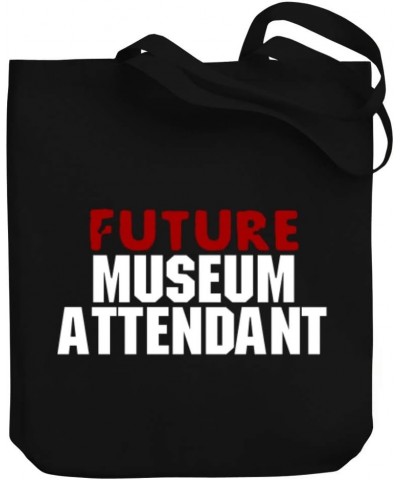 Future Museum Attendant Canvas Tote Bag 10.5" x 16" x 4 $17.60 Totes