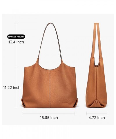 Hobo Bag for Women Shoulder Tote Bag Ladies Top Handle Handbag Soft Genuine Leather Top-handle Purse Black $32.55 Totes