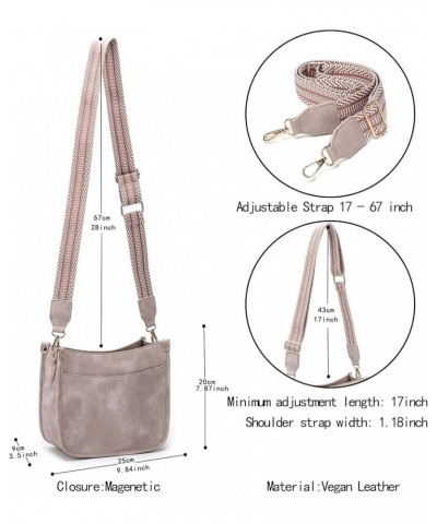 2024 New Women's Crossbody Bag, Shoulder Double Crossbody Bag, Large Capacity Shoulder Bag Grey $27.50 Crossbody Bags