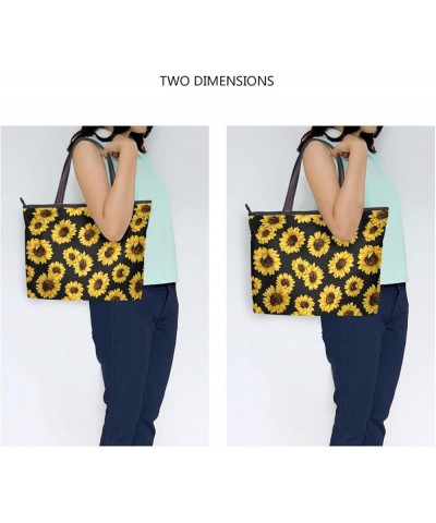 Women's Large Medium Size Handbag Flower Sunflower Vintage Shoulder Bag Handbag Casual Tote Flower Sunflower Vintage $13.56 T...