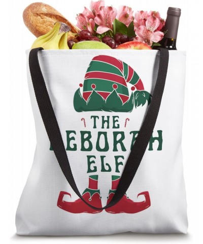 The Deborah Elf Pajama for Funny Christmas Holiday Party Tote Bag $12.01 Totes