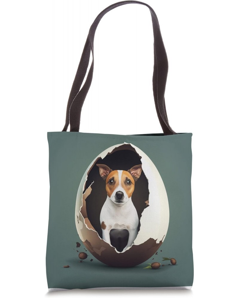 Funny dog in the egg Design dog owner Humor Sarcastic puppie Tote Bag $13.07 Totes