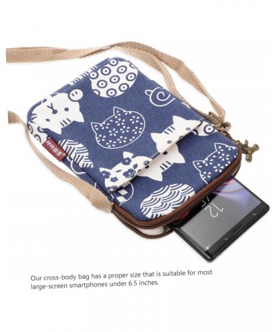 4pcs Diagonal Phone Bag Multifunction Purse Purses Canvas Wallet for Women Handbags Minimalist Purse Phone Wallet All-match W...