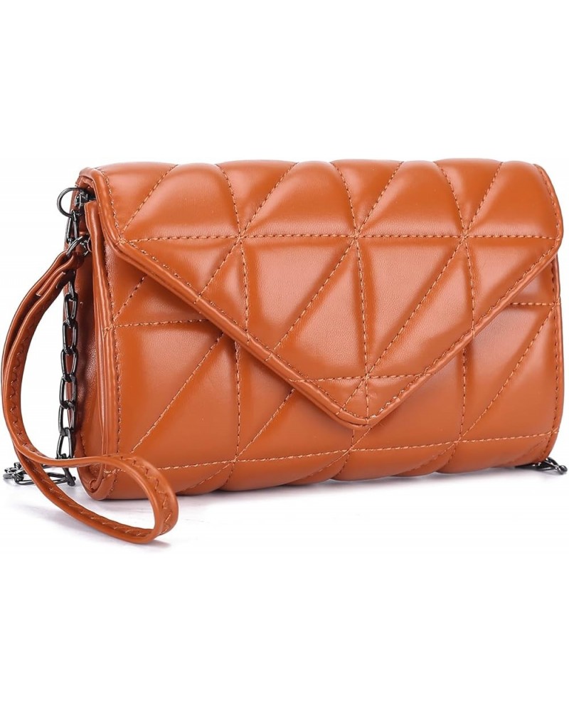 women's small crossbody handbag, faux leather women's fashionable shoulder bag, student travel crossbody bag Brown 1 $9.86 Sh...