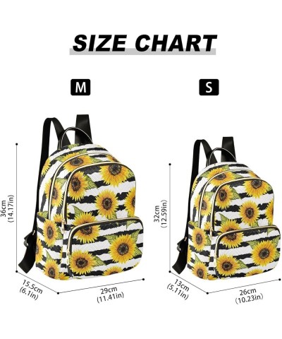 Sunflowers Backpack Purse for Women Fashion Travel Bag Ladies Shoulder Bags Back Pack Weekend Bag,M Medium $17.15 Backpacks