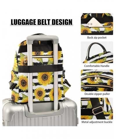 Sunflowers Backpack Purse for Women Fashion Travel Bag Ladies Shoulder Bags Back Pack Weekend Bag,M Medium $17.15 Backpacks