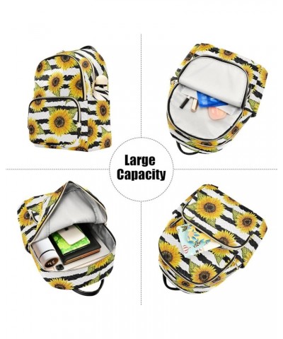 Sunflowers Backpack Purse for Women Fashion Travel Bag Ladies Shoulder Bags Back Pack Weekend Bag,M Medium $17.15 Backpacks