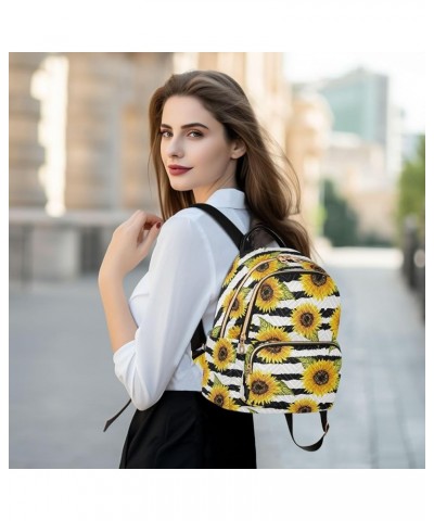 Sunflowers Backpack Purse for Women Fashion Travel Bag Ladies Shoulder Bags Back Pack Weekend Bag,M Medium $17.15 Backpacks