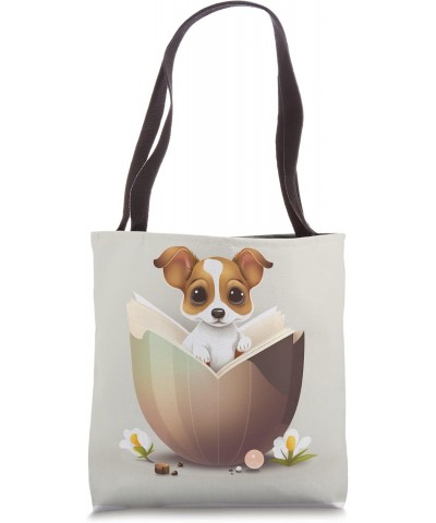 Funny dog in the egg Design dog owner Humor Sarcastic puppie Tote Bag $9.92 Totes