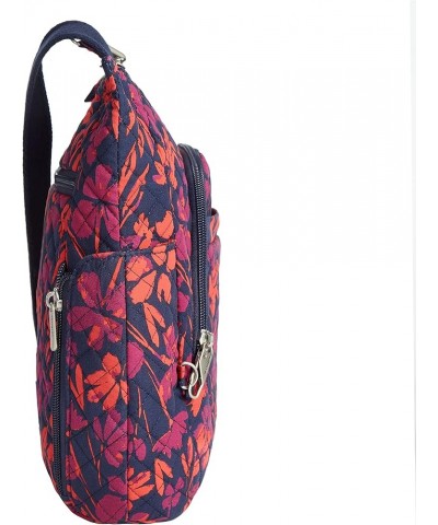 Anti-theft Classic Crossbody Bucket Bag, Nutmeg Painted Floral $27.36 Crossbody Bags