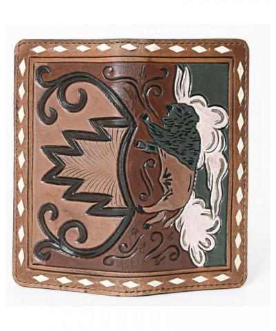 WALLET Hand Tooled Genuine Leather women bag western handbag purse $22.05 Wallets