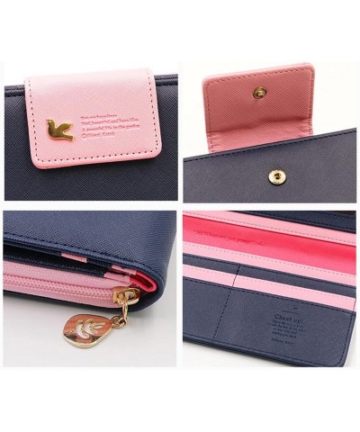 Wallet for Women Fashion Long Purse PU Leather Wallet for Women with RFID Zipper Coin Long Purse Women's Wallet with Multiple...