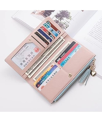 Card Holder Women Wallet Large Capacity Long Leather Zipper Purse Card Slots Tassel Coin Holder Fashion Retro for Girls Gift ...