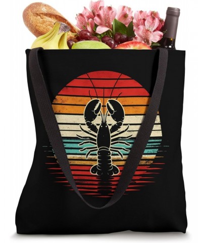 Lobster Sunset Retro Style Safari Vintage 70s Fishing Tote Bag $12.32 Totes