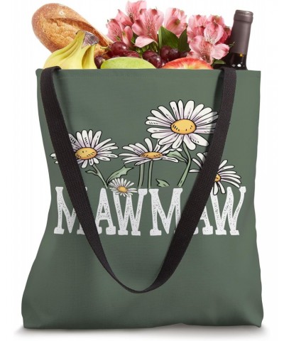 MawMaw Floral Chamomile Design Mother's Day Gifts MawMaw Tote Bag $13.48 Totes