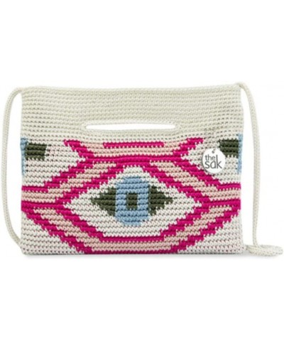 Linden Crochet Convertible Crossbody Shoulder Bag Clutch Natural $42.35 Crossbody Bags