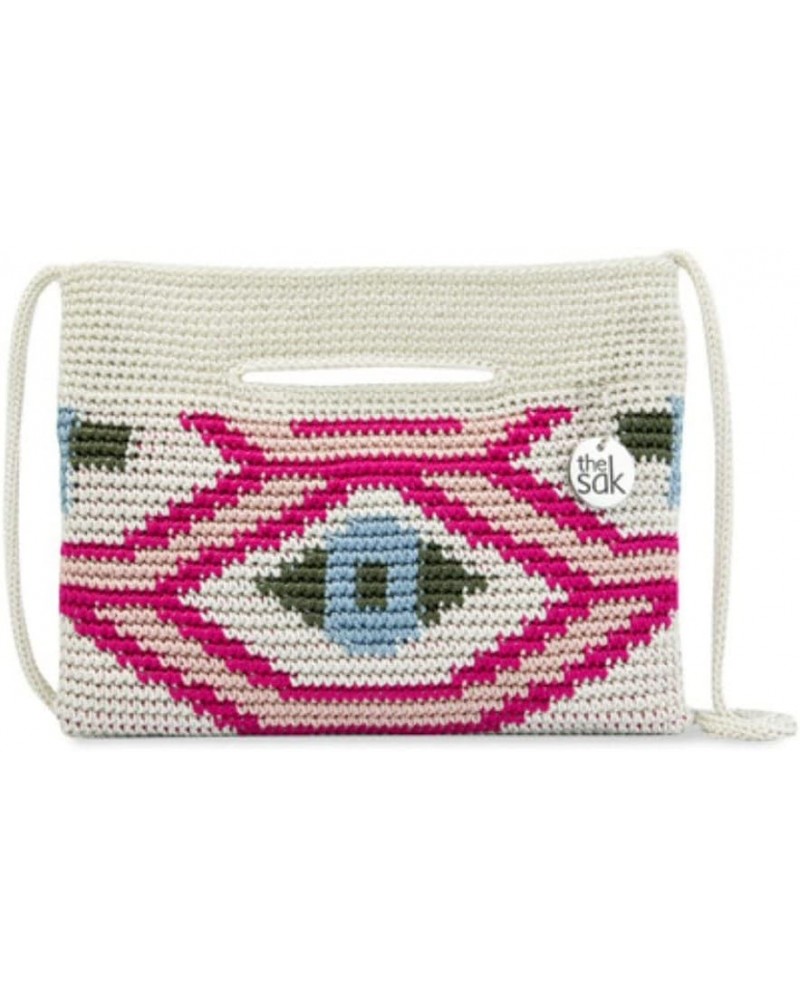 Linden Crochet Convertible Crossbody Shoulder Bag Clutch Natural $42.35 Crossbody Bags