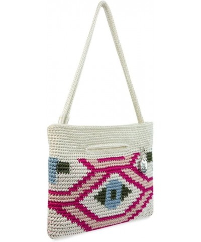 Linden Crochet Convertible Crossbody Shoulder Bag Clutch Natural $42.35 Crossbody Bags