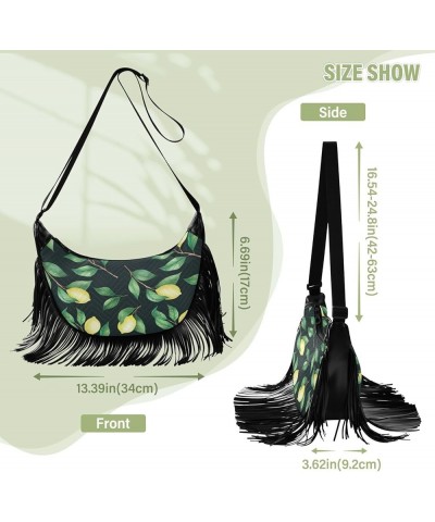 Women Fringe Tassel Cross Body Bag Leisure Shoulder Bag Color008 $15.92 Crossbody Bags