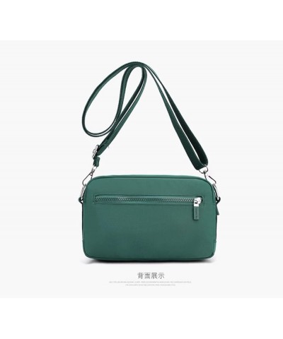 Nylon Crossbody Bag for Women Water-resistant Mobile Phone Pouch Small Handbag Dk Green $21.94 Totes