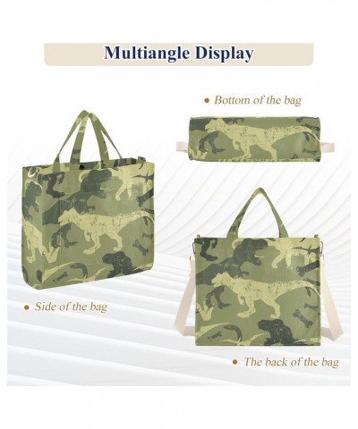 Shoulder Handbag Women Tropical Leaves Trendy Watercolor Crossbody Purse Teacher Tote Bag Crossbody Handbag Camouflage Dinosa...