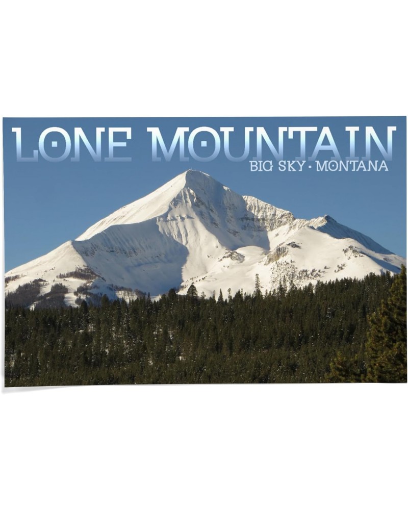 24x36 Inch Giclee Print, Montana, Lone Mountain $23.50 Totes