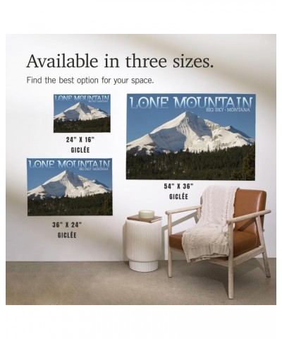 24x36 Inch Giclee Print, Montana, Lone Mountain $23.50 Totes