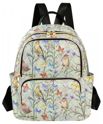 Birds Butterflies Backpack Purse for Women Fashion Small Mini Backpack Daypacks Purse for Gifts Lady Women Holiday,S Small $1...