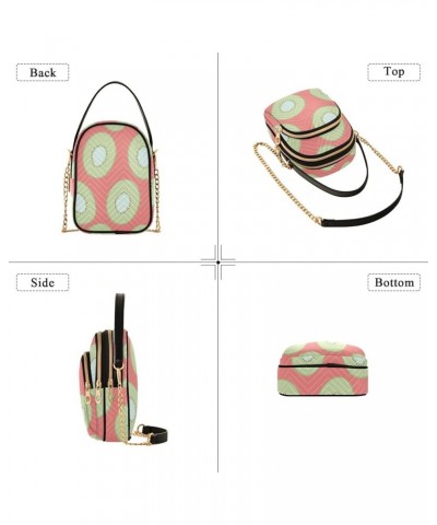 Cartoon Strawberry Women's Crossbody Bag Three Zipper Design Handbag Shoulder Bag Wallet Color196 $15.07 Shoulder Bags