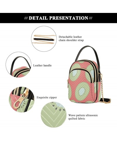 Cartoon Strawberry Women's Crossbody Bag Three Zipper Design Handbag Shoulder Bag Wallet Color196 $15.07 Shoulder Bags