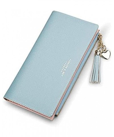 durable Women Wallet Large Capacity Long Leather Zipper Purse Card Slots Tassel Coin Holder Fashion Retro for Girls Gift Coin...