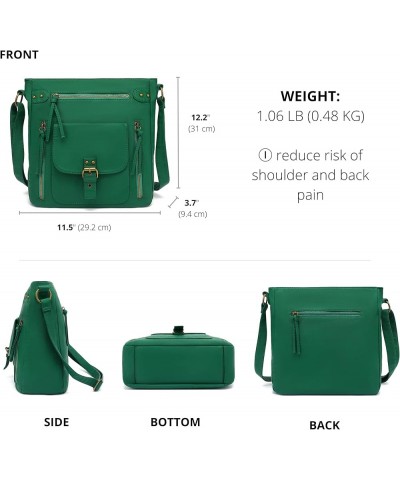 Purses for Women, Crossbody Bags for Women, Crossbody Purse, Handbags for Women, Multi Pocket Shoulder Bag, H2005 Green $17.1...