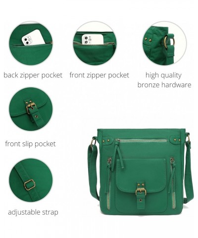 Purses for Women, Crossbody Bags for Women, Crossbody Purse, Handbags for Women, Multi Pocket Shoulder Bag, H2005 Green $17.1...