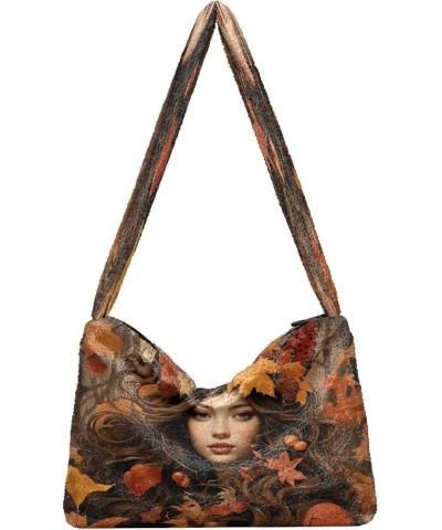 Field of Sunflowers with Clouds Shoulder Handbags, Shoulder Bag for Woman, Womens Outdoor Bag Autumn Elements-1 $13.49 Should...