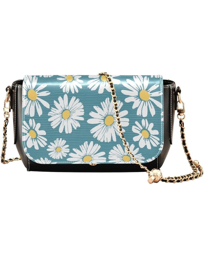 Little Daisy Women's Crossbody Handbags, PU Leather Flap Crossbody Bags, Women's Shoulder Handbag Purse Style18 $16.00 Crossb...