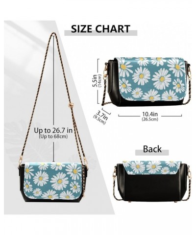 Little Daisy Women's Crossbody Handbags, PU Leather Flap Crossbody Bags, Women's Shoulder Handbag Purse Style18 $16.00 Crossb...