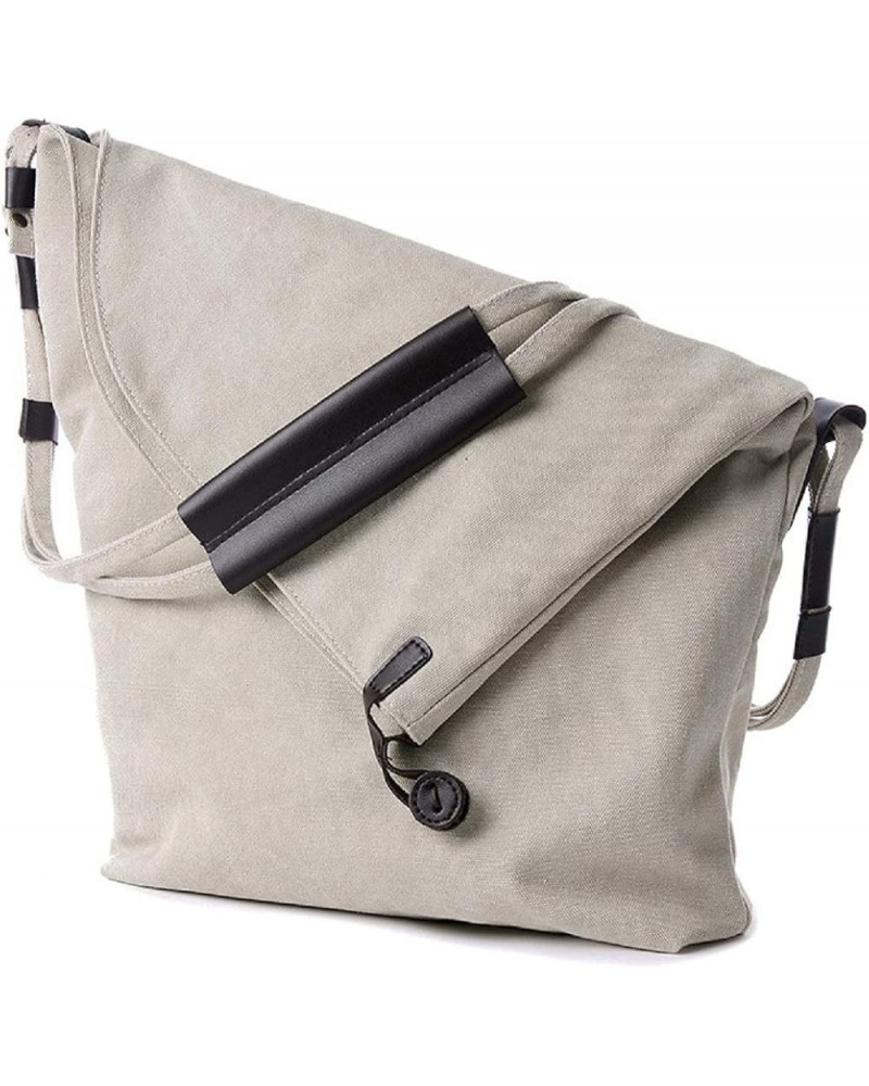 Canvas Crossbody Bag for Women Messenger Purse Handbags Shoulder Bag Hobo Totes Rose White $42.91 Totes