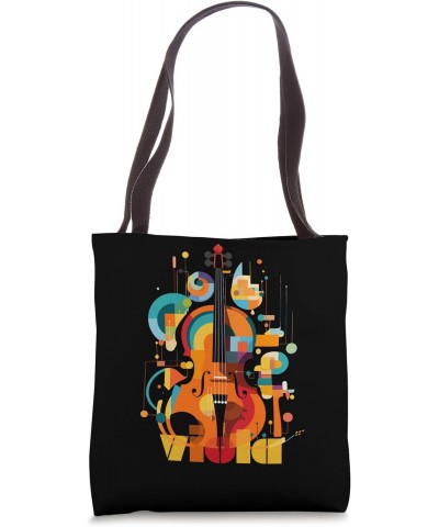 Viola Art Deco Abstract for Orchestra Violist Tote Bag $15.59 Totes