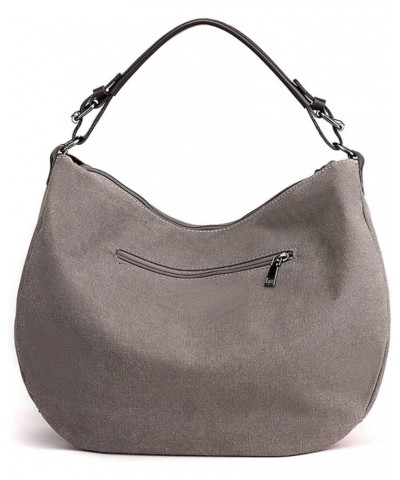 Contrast Color Canvas Shoulder Bag Ladies Fashion Handbag Large Capacity Crossbody Bag Shopping Tote Bag Brown Multicolor $33...