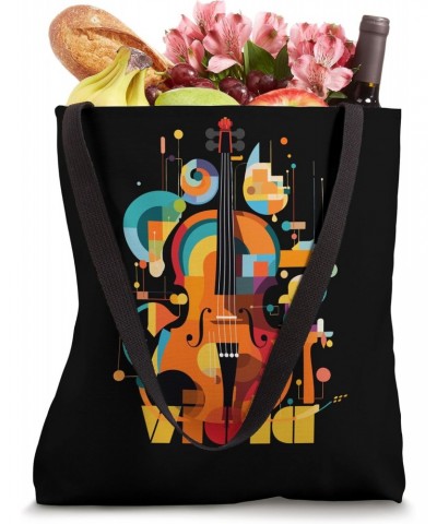 Viola Art Deco Abstract for Orchestra Violist Tote Bag $15.59 Totes