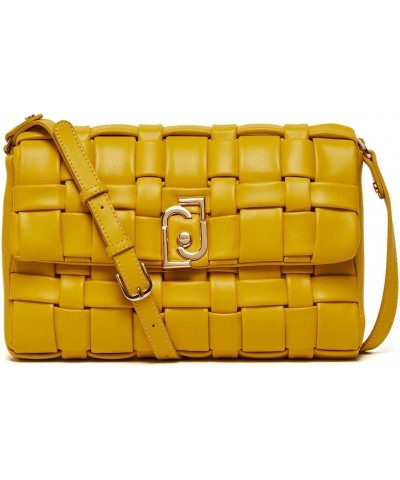 Borsa a tracolla Small intrecciata Ecosostenibile Light Yellow - AA2240E0015 - LIGHT/YELLOW $69.96 Shoulder Bags