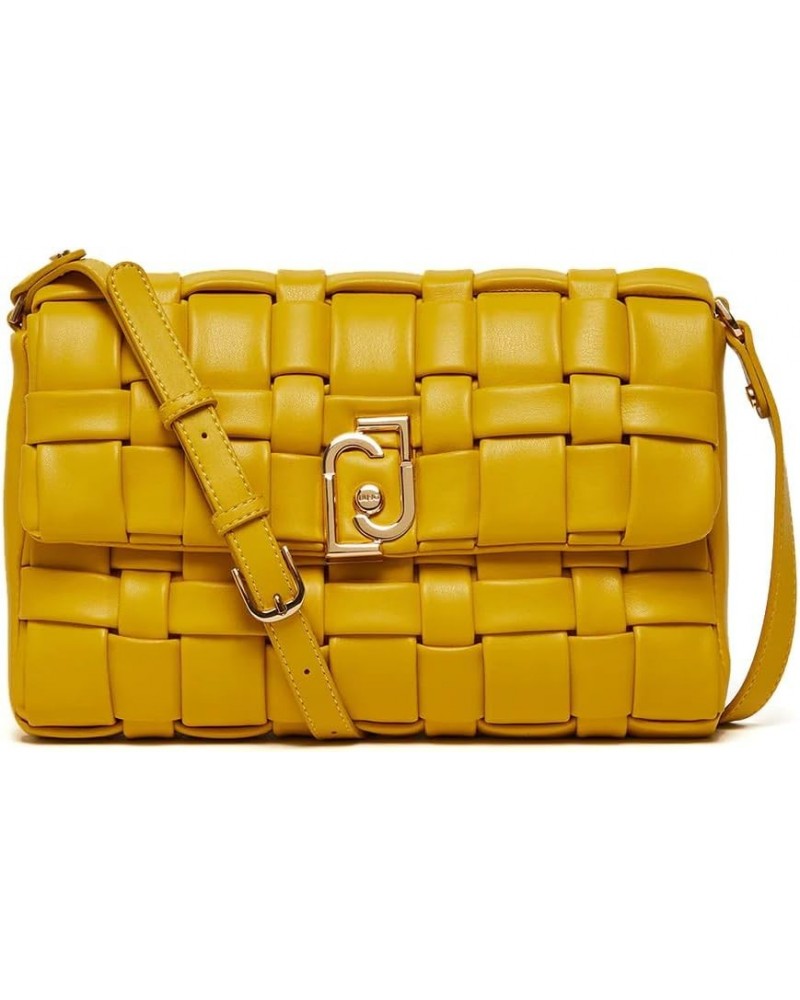 Borsa a tracolla Small intrecciata Ecosostenibile Light Yellow - AA2240E0015 - LIGHT/YELLOW $69.96 Shoulder Bags