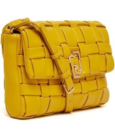 Borsa a tracolla Small intrecciata Ecosostenibile Light Yellow - AA2240E0015 - LIGHT/YELLOW $69.96 Shoulder Bags