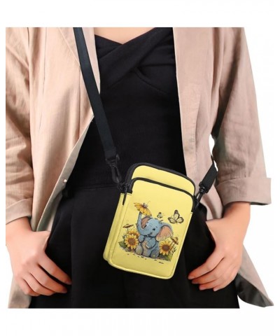 Toddler Crossbody Bag Kids Messenger Bag Over Shoulder Purse Elephant Sunflower $8.80 Shoulder Bags