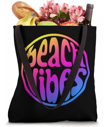 Beach Vibes Retro 70's Design Sunset Vacation Cruise Trip Tote Bag $14.84 Totes