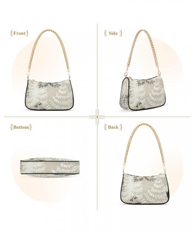 Crossbody Bags for Women Shoulder Purse Winter Forest Handbags Stylish Clutch Purse with Chain Strap $15.00 Totes