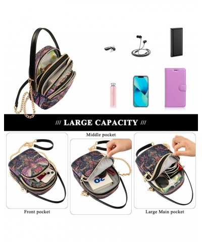 Quilted Crossbody Bags for Women,Owl57 Women's Crossbody Handbags Small Travel Purses Phone Bag $12.53 Crossbody Bags