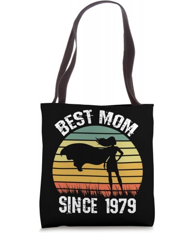 Best Mom Since 1979 Hero Super Mother Birthday Retro Vintage Tote Bag $12.53 Totes